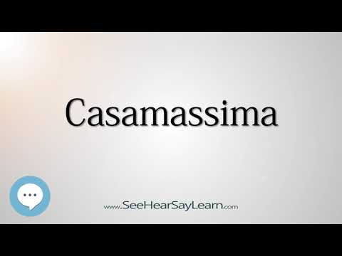 Casamassima (How to Pronounce Cities of the World)💬⭐🌍✅