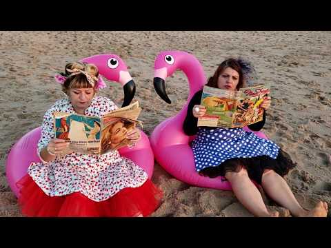 Monique et Josette à la plage