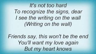 Adam Wade - Writing On The Wall Lyrics