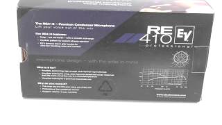 Video thumbnail for [Review]Electro Voice RE410 Handheld Condenser Cardioid Vocal Microphone At Musicians Friend by Ryen Lee