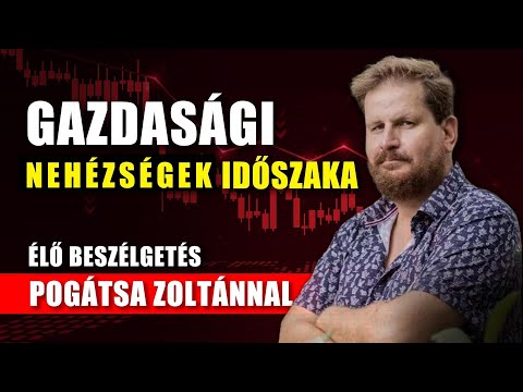 Gazdasági válságok időszaka következhet? – Pogátsa Zoltán élő beszélgetés