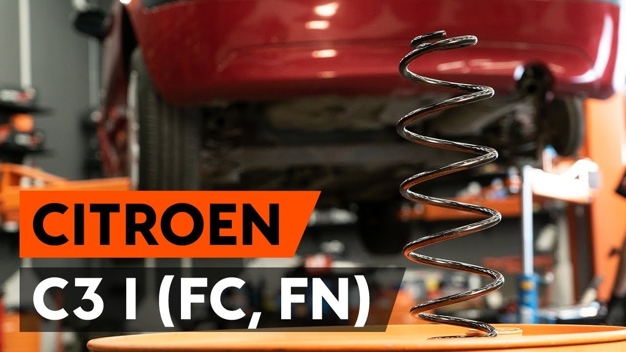 Anleitung: Citroen C3 1 Federn hinten wechseln