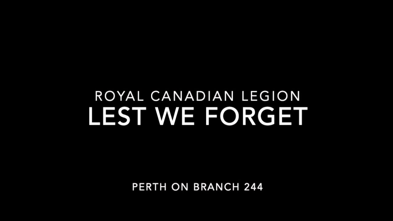 Lest We Forget (Perth Legion Remembrance Day Banners)