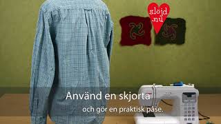 Skjortbag - återbruka en skjorta