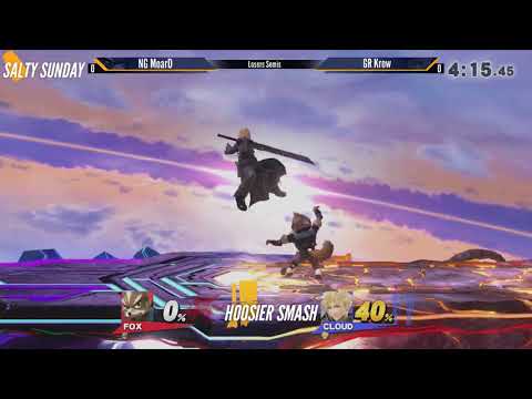 SS195 [Wii U] - NG MoarD (Fox) vs GR Krow (Cloud) - Losers Semis