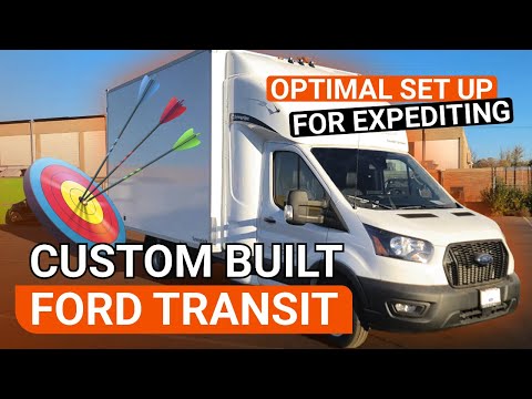 '22 Ford Transit Box Truck with Sleeper for 6 STD PLTS