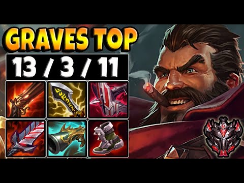 Graves vs Jayce [ TOP ] Lol Korea Grandmaster Patch 11.24 ✅