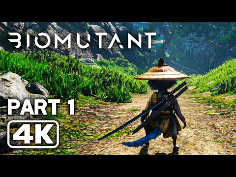 BIOMUTANT Gameplay Walkthrough Part 1 FULL GAME (4K 60FPS)