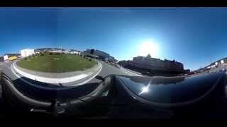 preview picture of video 'Spherical Video Testdrive with Ricoh Theta m15: Aesculap Kreisverkehr Tuttlingen in 360° | #theta360'