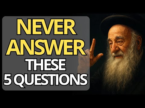 Don’t Even Think of Answering | Jewish Wisdom
