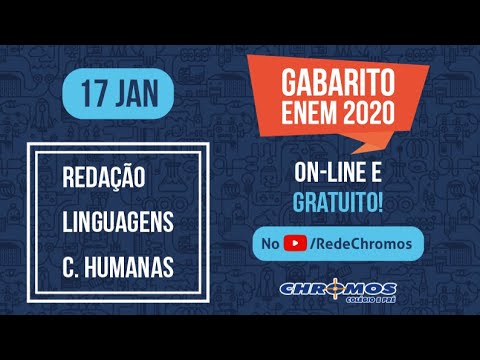 17/01 - 19h00 - AÇÃO GABARITO ENEM