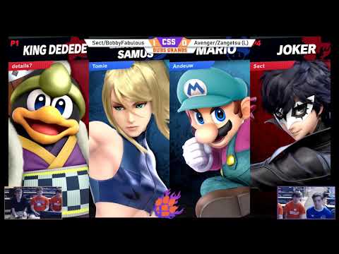 CSS 22 Doubles - GF - Sect & BobbyFabulous (Jok/DDD) vs. Avenger & Zangetsu (Mario/ZSS/Bows) - SSBU