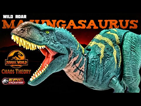 Mattel Jurassic World Chaos Theory Wild Roar "Major" Majungasaurus Review!!! Epic Evolution!!!