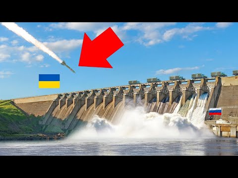 Watch Ukrainian Jet OBLITERATE a Russian Dam