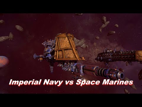 Imperial Navy vs Space Marines! Rank 174, Heroic Difficulty, 1500 Points - Battlefleet Gothic Armada