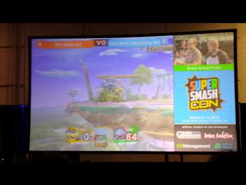 SmashCon - COG MVG | Mew2King (Meta Knight) vs PG | Esam (Bowser) - Brawl GFs Game 3 Live POV