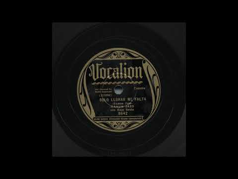 Ramón Jazo - Solo Llorar Me Falta - Vocalion 8642