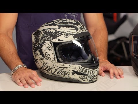 ICON Airmada Scrawl Helmet Review at RevZilla.com