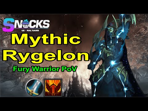 Snacks Vs Mythic Rygelon [Fury Warror PoV]