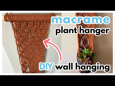How To Make a DIY Fall Macrame Flower Wreath