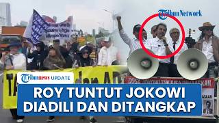 Roy Suryo Cs Gelar Demo di Depan DPR, Tuntut Adili Jokowi atas Kasus Ijazah hingga Makzulkan Gibran