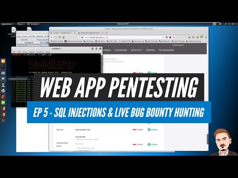 Web App Testing: Ep 5: SQL Injections and Live Bug Bounty Hunting