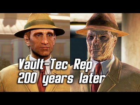 Fallout 4 - Meeting Vault-Tec Representative 200 Years Later