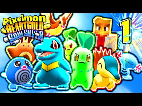 Minecraft Pixelmon HEARTGOLD and SOULSILVER! - Episode 1 (Minecraft Pokemon Mod)