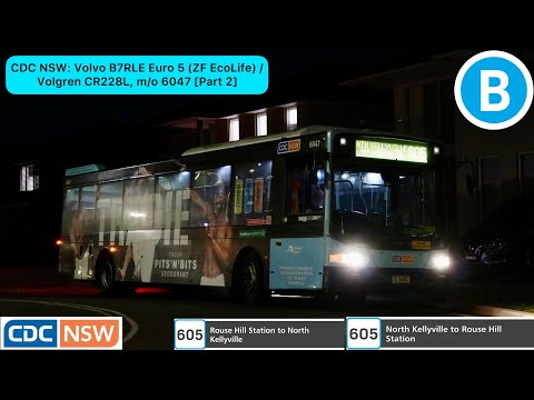CDC NSW: Volvo B7RLE Euro 5 / Volgren CR228L, m/o 6047 [Part 2]