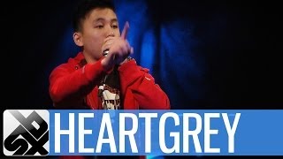 Is really no one gonna comment about 0:52? That was FUCKING INSANE MAN! - HEARTGREY (HONG KONG)  |  Grand Beatbox Battle 2014  |  Show Battle Elimination