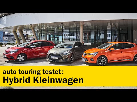 Hybrid small cars - Renault Clio, Toyota Yaris, and Honda Jazz compared | ÖAMTC auto touring