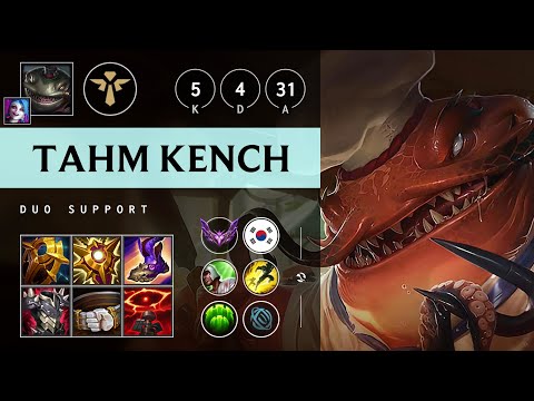 Tahm Kench Support vs Leona: Unstoppable - KR Master Patch 14.16