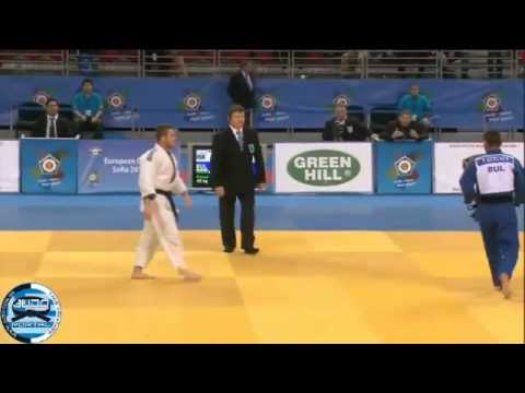 European Judo Open Sofia 2014 Final -60kg ARSHANSKY Artiom (ISR) - GERCHEV  Yanislav (BUL) be