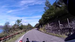 preview picture of video 'Kyle Road to Lochcarron Via A890..with stabilisation'