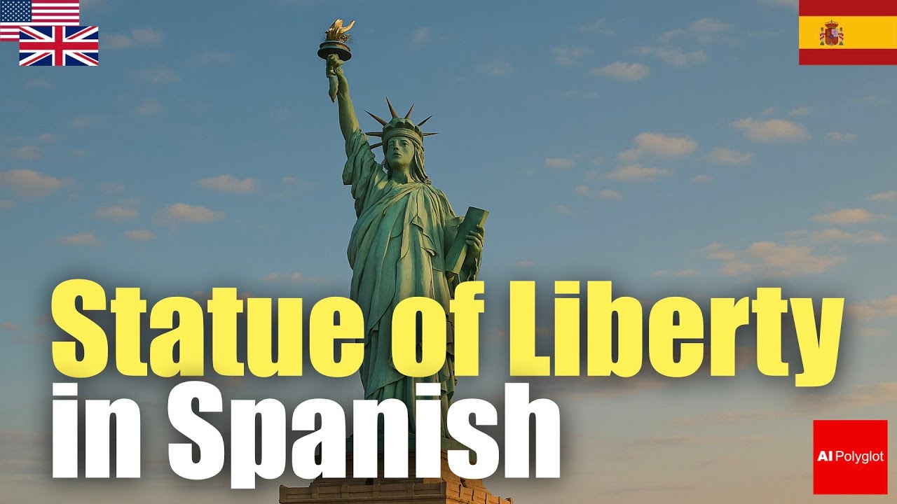 Statue of Liberty in Spanish | Passive listening | L2Language | with hiragana episode artwork