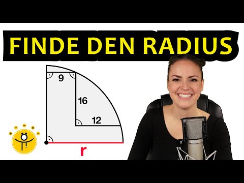 Mathe RÄTSEL Geometrie – Wie groß ist der Radius?