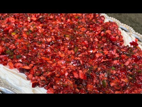 Cranberry Cream Cheese Spread (Vegan)