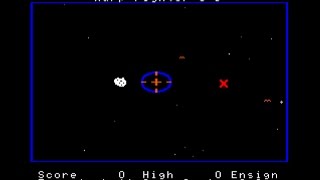 Warp Fighter 3-D for the TRS-80 CoCo