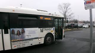 NEW JERSEYTRANSIT BUS ROUTE 407 LEAVING THE MOORESTOWN MALL