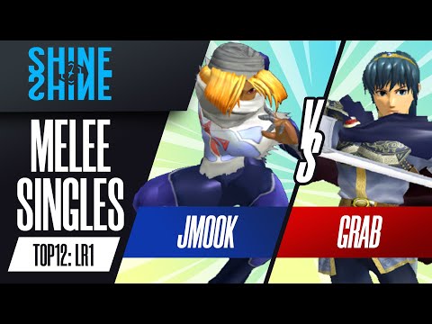Jmook vs Grab - Melee Singles Top 12: Losers R1 - Shine 2022 | Sheik vs Marth