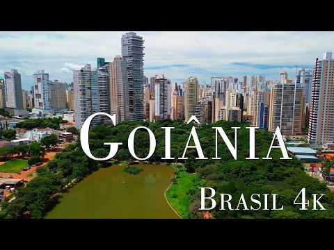 Goiânia, Brasil em 4k - Paisagens de Goiânia, capital de Goiás com Músicas Inspiradoras