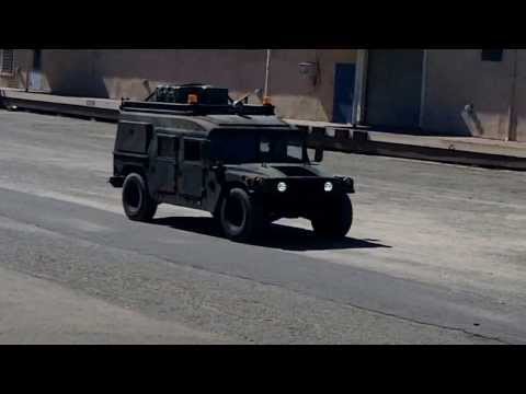 M114A1 Towed Howitzer and HMMWV Maintenance Contact Truck