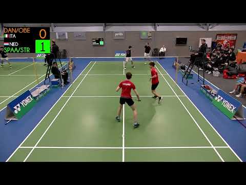 Marco Danti & Mark Obermeier 🇮🇹 - Casper Spaans & Joep Strooper 🇳🇱, MD, Yonex DJI 2023