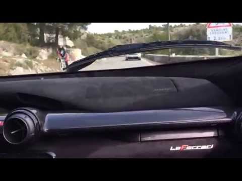Ferrari LaFerrari vs. Enzo on the mountain roads around Monaco