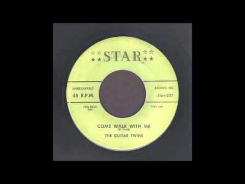 The Guitar Twins - Come Walk With Me - Rockabilly 45