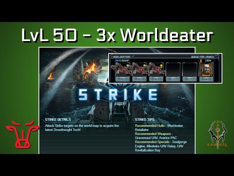 Battle Pirates: Strike Level 50 w/ 3x WORLDEATERS | New Ship in Action
