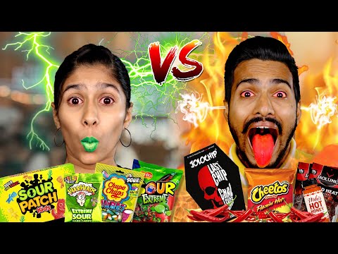 EATING The Worlds Spiciest Vs Sourest Foods! Pari's Lifestyle