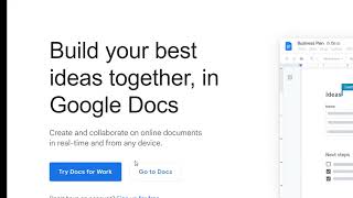 how to Open Google Docs from Chrome