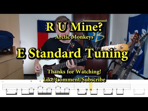 R U Mine? - Arctic Monkeys (Bass Cover with Tabs)