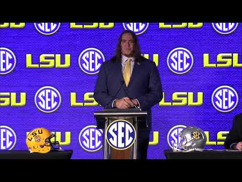 Full Video: LSU OL Austin Deculus At SEC Media Days 2021
